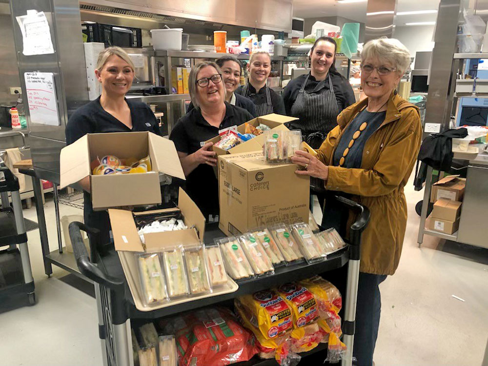 Wollongong Private Hospital helps homeless and the planet